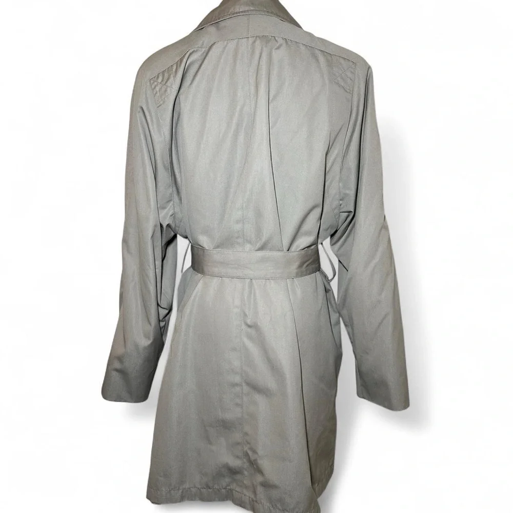 London Fog Classic Tan Trench Coat - Picture 6 of 8